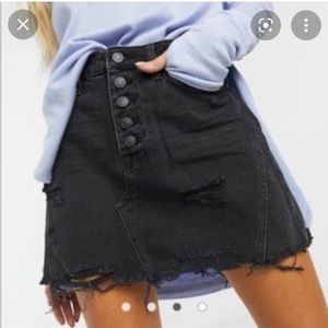 Free People NWOT denim skirt